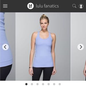 Lululemon Cool Racerback in Lavender Dusk